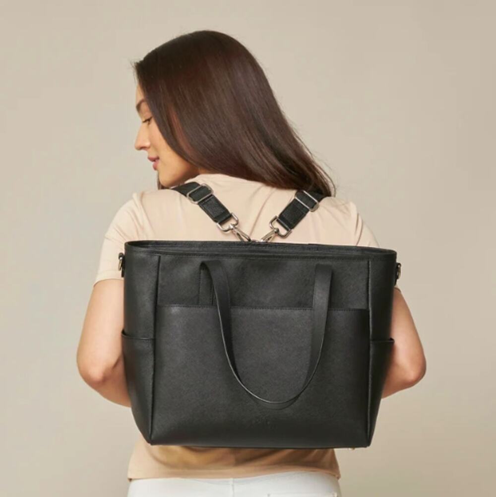 POND LOS ANGELES Transform Tote Backpack Black NEW $329